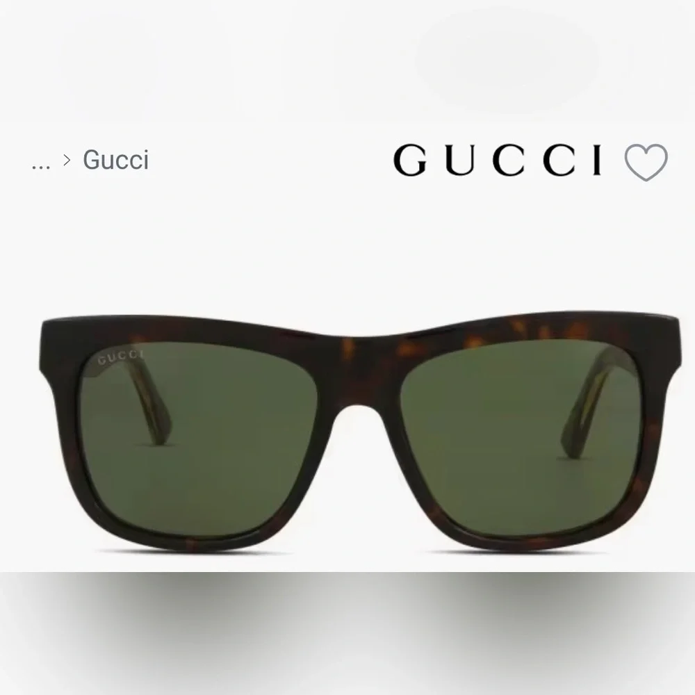 NEW GUCCI - GG0158SN Tortoise Unisex Sunglasses Authentic 54mm lens width